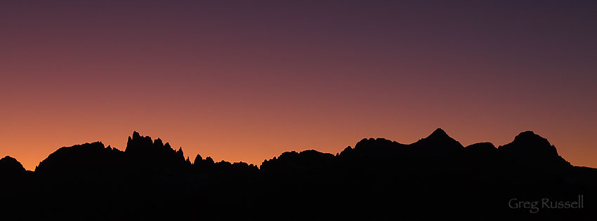sierra nevada, minarets, sunset photo, california
