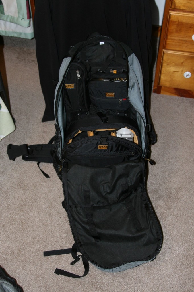 Interior of Kinesis Journeyman Pack