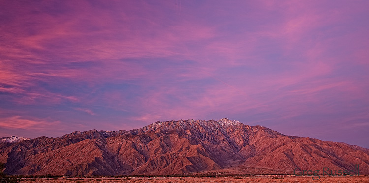 San Jacinto sunrise Sunrise on Mt. San Jacinto, in southern California