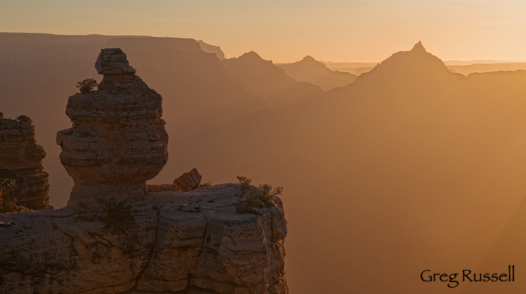 Vishnu's Temple at dawn, Grand Canyon National Park, Arizona
