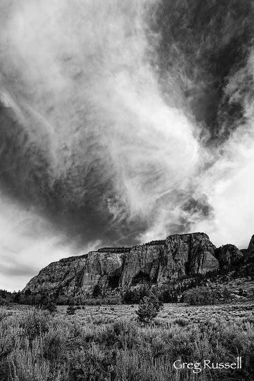 Kolob Terrace Navajo Sandstone Cliffs