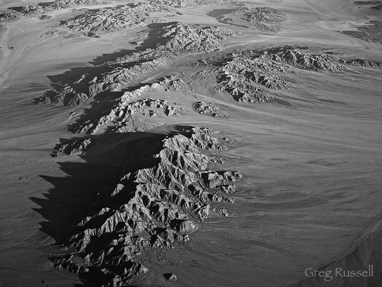 Mystery Landscape #1 Hills in the Mojave Desert of southern California