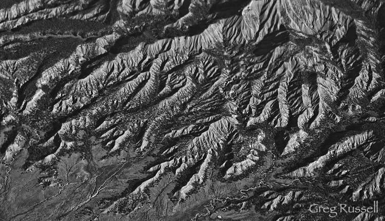 Mystery Landscape #6 Badlands in southwestern Colorado