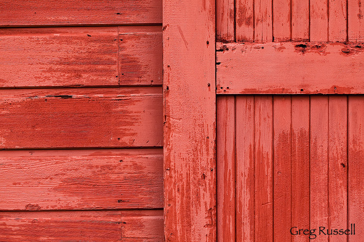 Barn door at the historic adobes, the oldest buildings in Riverside County; Santa Rosa Plateau Ecological Reserve