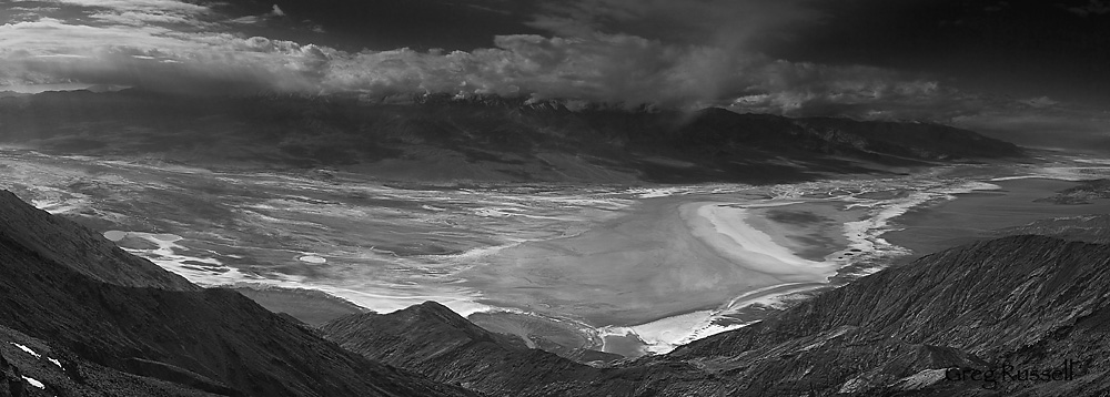 The view of Badwater Basin and Death Valley from Dante's View, Death Valley National Park, California