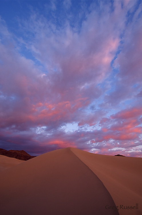 Ibex Dunes at sunset, Death Valley National Park, California