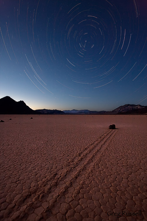 racetrack star trails