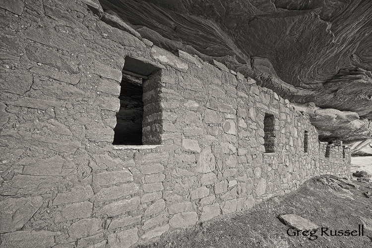 Well-preserved ancestral puebloan dwelling, Cedar Mesa area, utah