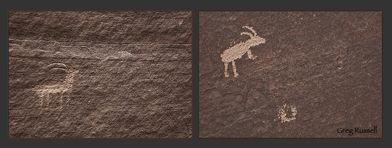 Buckskin Gulch Petroglyphs Petroglyphs located in Buckskin Gulch, Utah