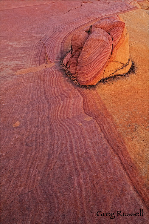 Strangely colored sandstone formations in Coyote Buttes South, Arizona