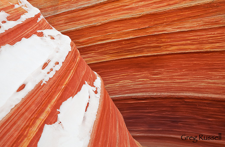 abstract sandstone image of the wave in the coyote buttes, northern arizona