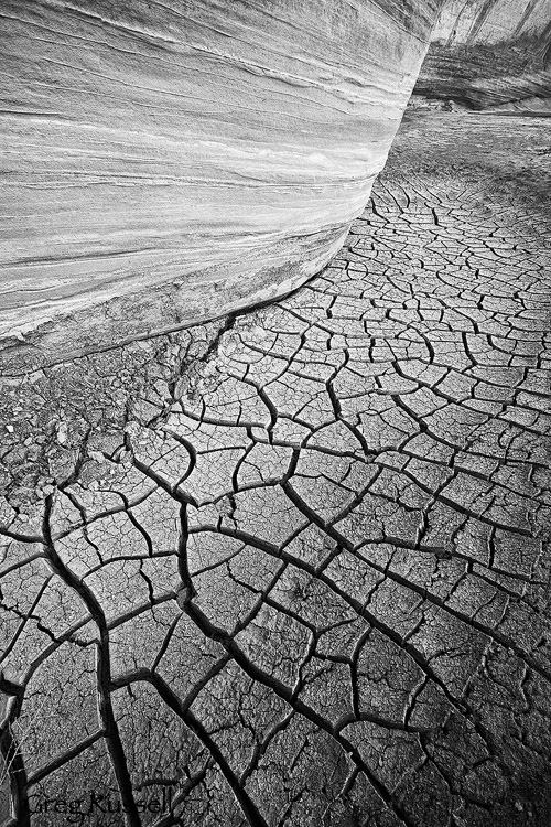 Cracked Mud, Paria River, Utah