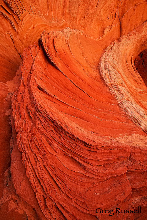 Unique sandstone shapes and colors at the White Pocket, located near the Coyote Buttes permit area in northern Arizona