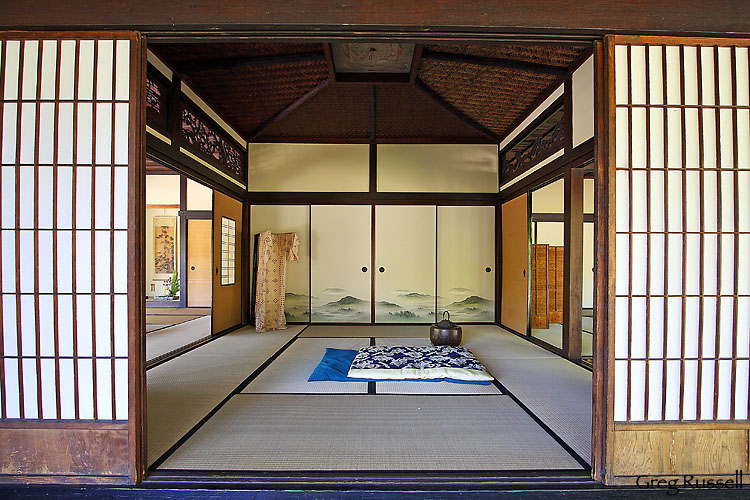 Japanese tea room at the Huntington Botanic Garden, Pasadena, California