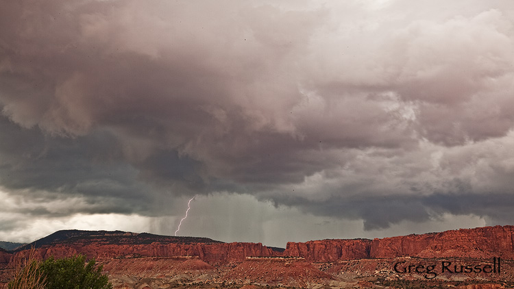 dramatic summer thunderstorm