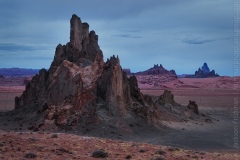 The Gloaming - Church Rock and Agathla