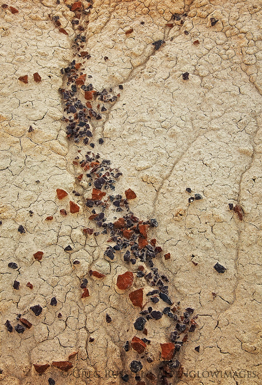 pebbles on the badlands