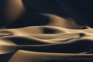 shadows on eureka dunes