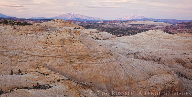 photo of boulder mountain utah at sunset