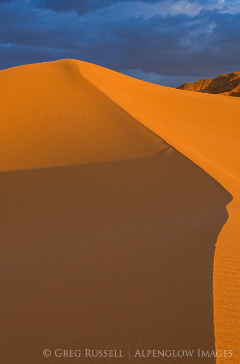 sunset on sand dunes