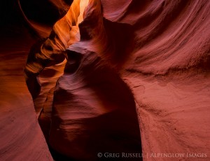 red cave slot canyon