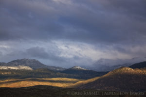 photo of the foothills of the San Jacinto Mountains in southern California in Winter