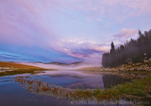 sunset at valles caldera national preserve