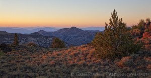 sunrise over the great basin