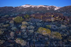 sunrise on the white mountains