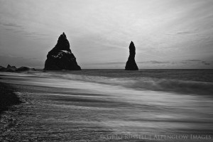 sea stacks near Vik Iceland