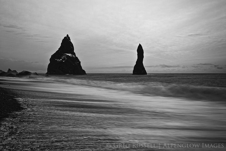 sea stacks near Vik Iceland