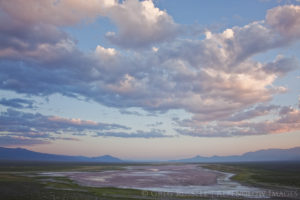 Photograph of Monitor Valley Nevada at sunset