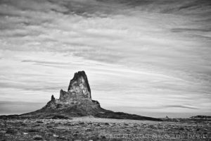 Agathla rock, or El Capitan, outside of Monument Valley Tribal Park, Arizona